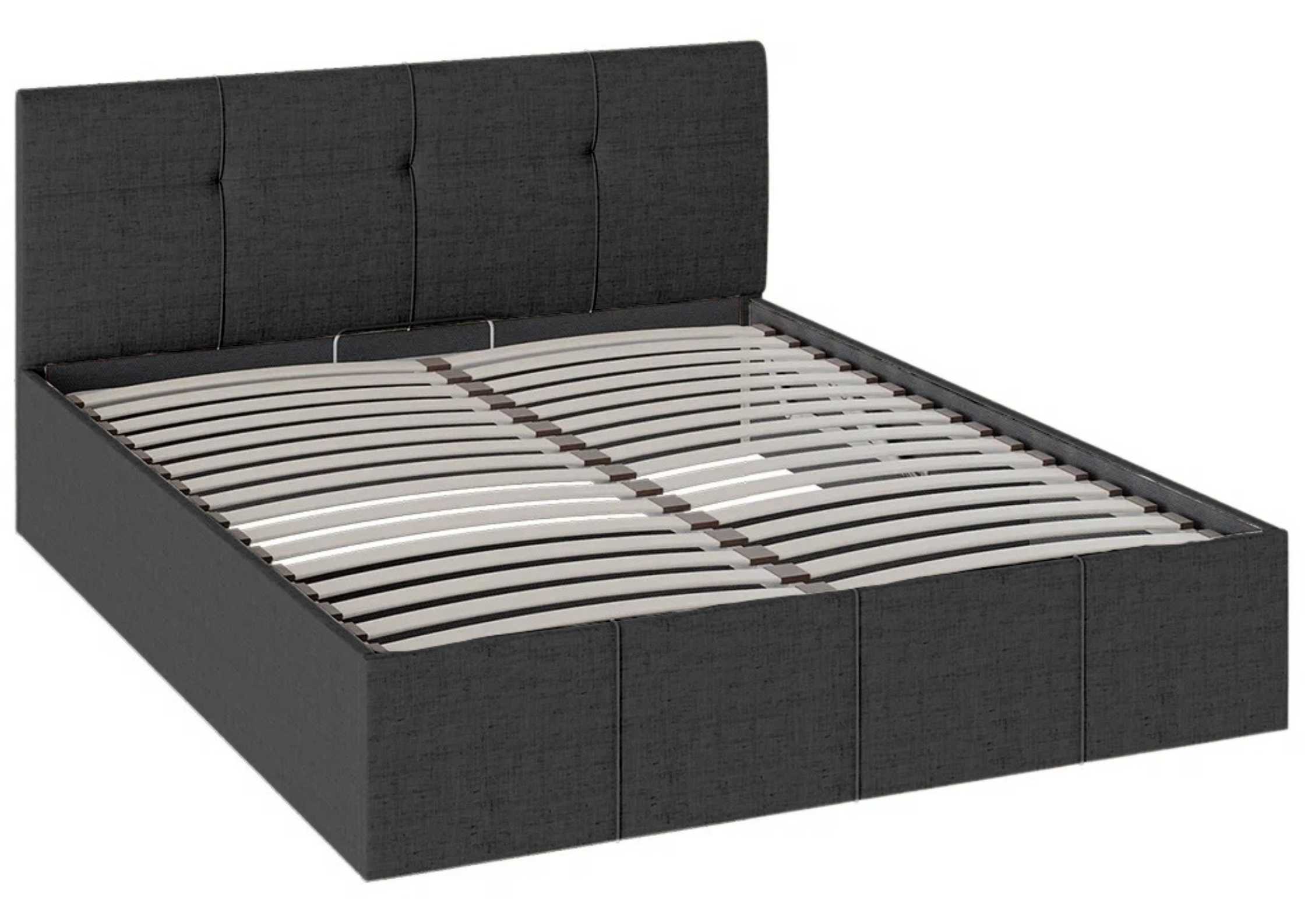 Czarne łóżko 180x200cm